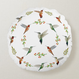 Hummingbird  rundes kissen