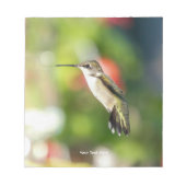 Hummingbird Sanctuary Professional Photography Notizblock (Vorderseite)