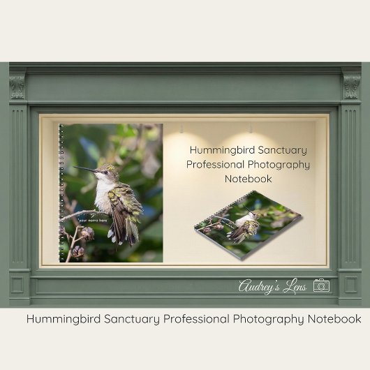 Hummingbird Sanctuary Professional Photography  Notizblock