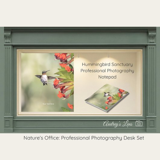 Hummingbird Sanctuary Professional Photography  Notizblock