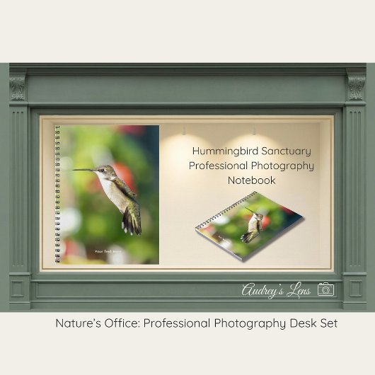 Hummingbird Sanctuary Professional Photography  Notizblock