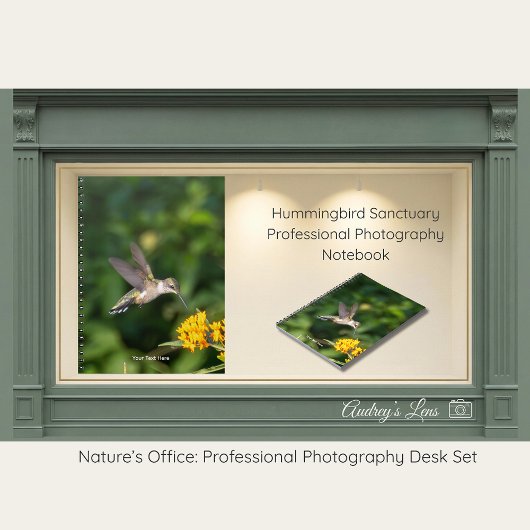 Hummingbird Sanctuary Professional Photography  Notizblock