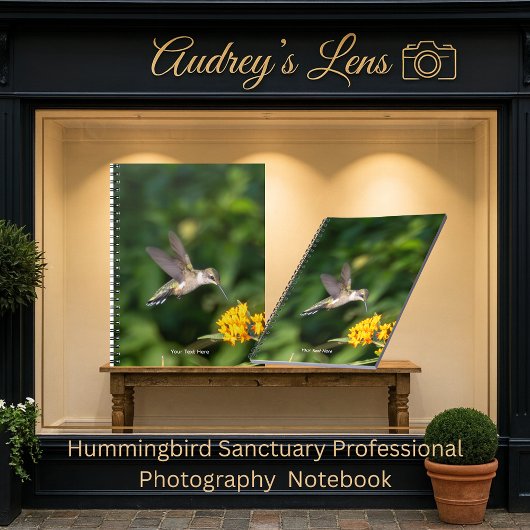 Hummingbird Sanctuary Professional Photography  Notizblock