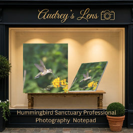 Hummingbird Sanctuary Professional Photography  Notizblock