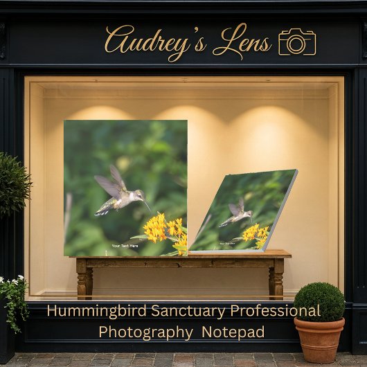 Hummingbird Sanctuary Professional Photography  Notizblock