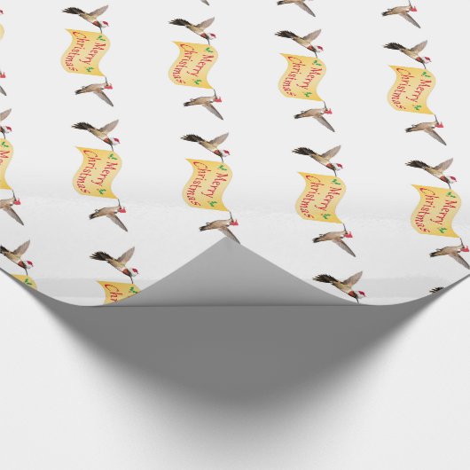 Hummingbird Santas Geschenkpapier (Ecke)