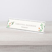 Hummingbird schreibtischnamensplakette (Vorderseite )