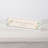 Hummingbird   schreibtischnamensplakette (Vorderseite )