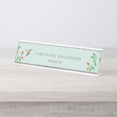 Hummingbird schreibtischnamensplakette (Vorderseite )