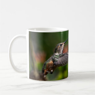 Hummingbird schweben mit Blume - Wildlife Foto Kaffeetasse