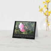 Hummingbird Scripting Note Card Karte (Gelbe Blume)