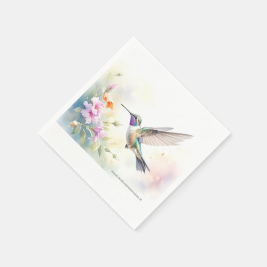 Hummingbird Serviette (Ecke)