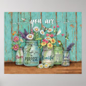 Hummingbird Sie sind schöne Hauswärme Geschenke Poster (Vorne)