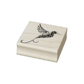 Hummingbird Silhouette Art Briefmarke Gummistempel (Stempel)