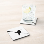 Hummingbird-Silhouette Getränkeuntersetzer (Rechte Seite)