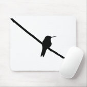 Hummingbird-Silhouette Mousepad (Mit Mouse)