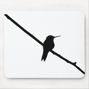 Hummingbird-Silhouette Mousepad