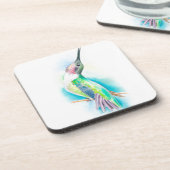 Hummingbird Singing Untersetzer (Linke Seite)