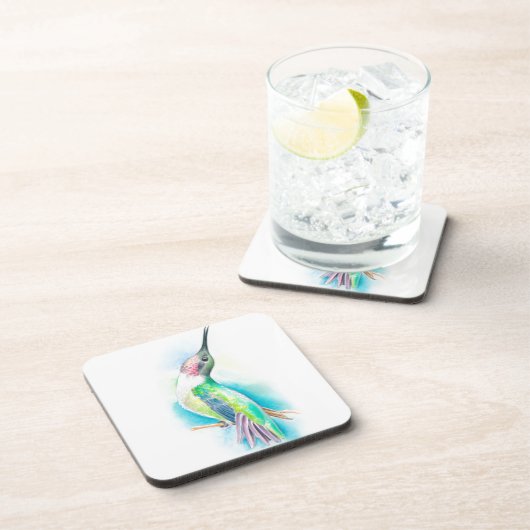 Hummingbird Singing Untersetzer (Rechte Seite)