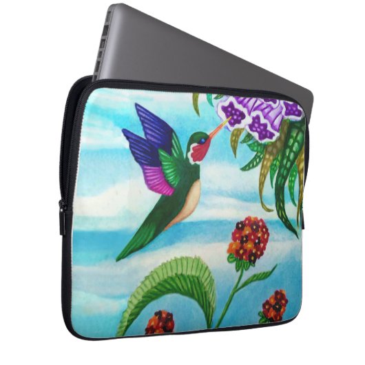 Hummingbird Skys Laptopschutzhülle (Vorne Rechts)