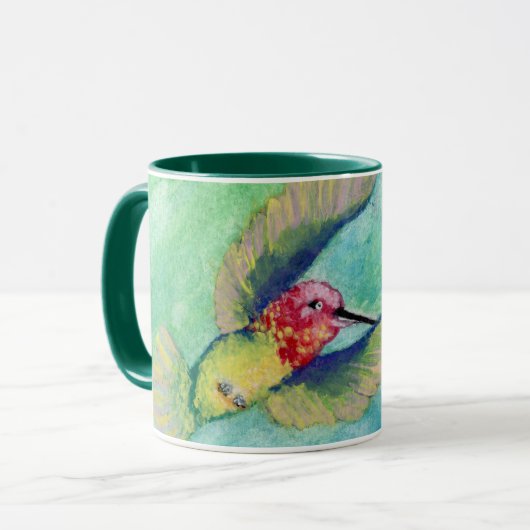 Hummingbird Smile von Lyric Rivera - Tasse des Kaf (Vorderseite Links)