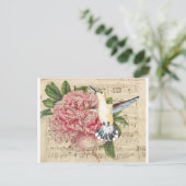 Hummingbird Song Postkarte (Stehend Vorderseite)