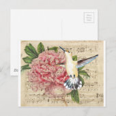 Hummingbird Song Postkarte (Vorne/Hinten)