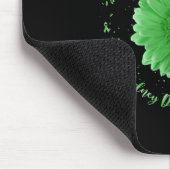 Hummingbird Sonnenblume Grüne Ribbon Nierenerkrank Mousepad (Ecke)