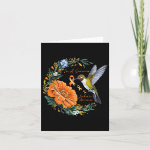 Hummingbird Sonnenblume Ich bin ein Überlebender L Karte