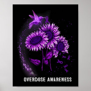 Hummingbird Sonnenblumen Überdosierung Bewusstsein Poster
