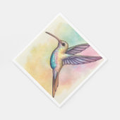 Hummingbird-Spaß am Mittagessen Serviette (Ecke)