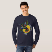Hummingbird Spirit Animal Long Sleeve T - Shirt (Vorne ganz)
