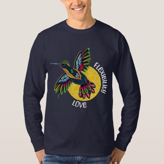 Hummingbird Spirit Animal Long Sleeve T - Shirt (Vorderseite)