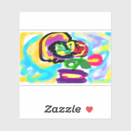 Hummingbird spring aufkleber