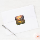 Hummingbird Square Stickers (Umschlag)