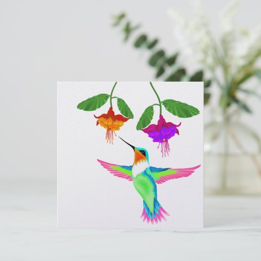 Hummingbird - SRF Einladung (Stehend Vorderseite)