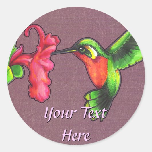 Hummingbird Stickers (Vorderseite)