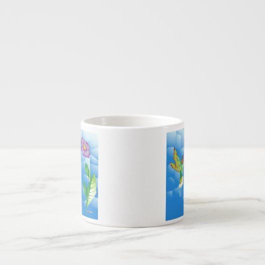 Hummingbird: stilisiert espressotasse (Vorderseite)