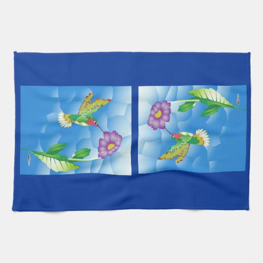 Hummingbird: stilisiert handtuch (Horizontal)