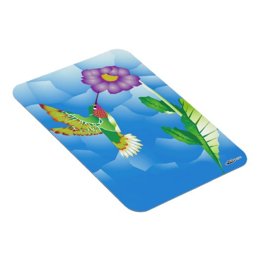 Hummingbird: stilisiert magnet (Rechte Seite)