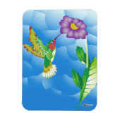 Hummingbird: stilisiert magnet (Vertikal)