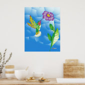 Hummingbird: stilisiert poster (Küche)