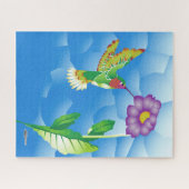 Hummingbird: stilisiert puzzle (Horizontal)