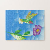 Hummingbird: stilisiert puzzle (Horizontal)