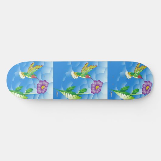 Hummingbird: stilisiert skateboard (Horizontal)
