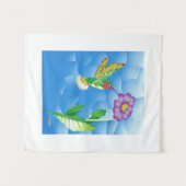 Hummingbird: stilisiert wandteppich (Vorderseite (Horizontal))