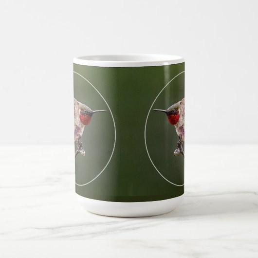 Hummingbird Stretches Kaffeetasse (Mittel)