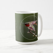 Hummingbird Stretches Kaffeetasse (VorderseiteRechts)