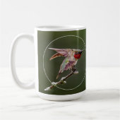Hummingbird Stretches Kaffeetasse (Links)