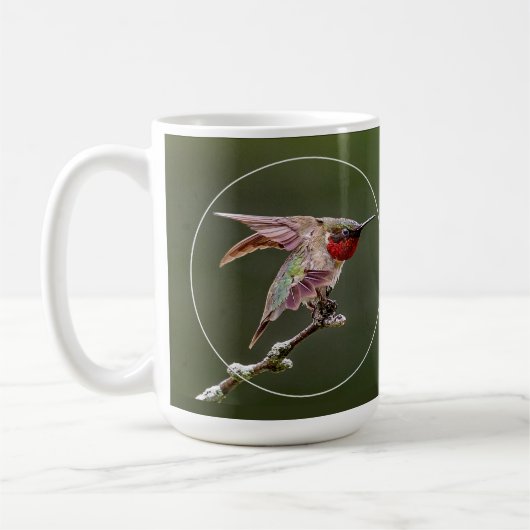 Hummingbird Stretches Kaffeetasse (Links)